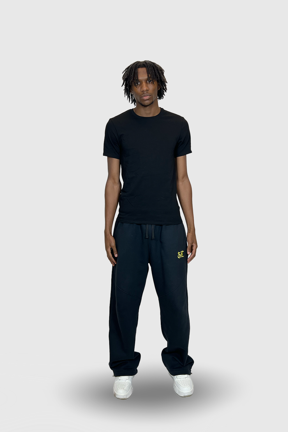 Black Yellow Jogger