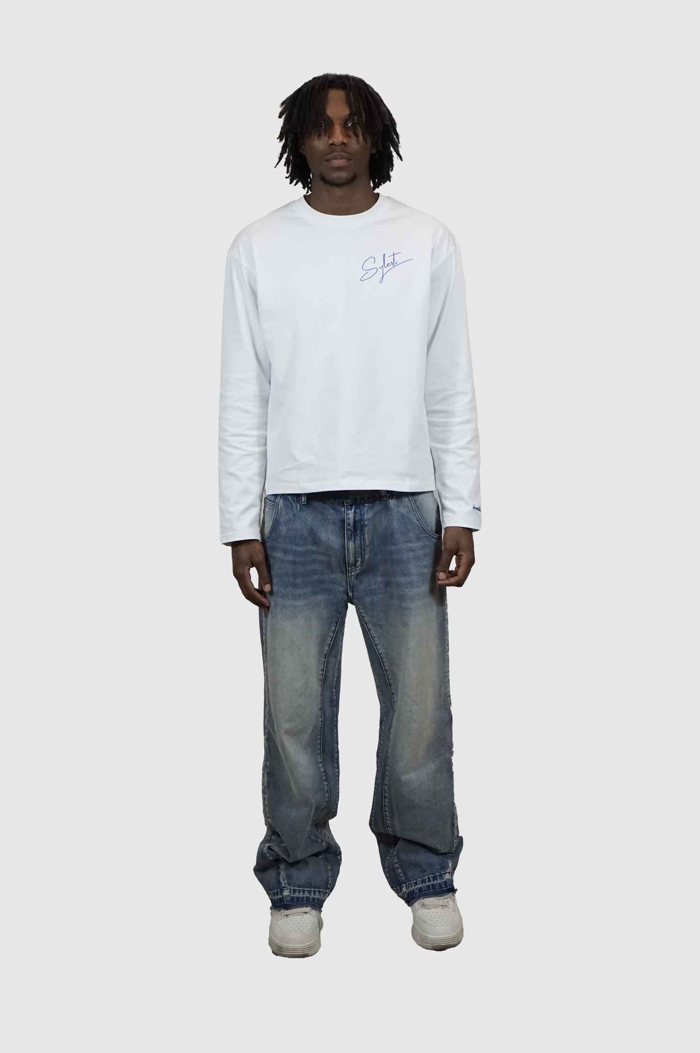Blue Flared Denim