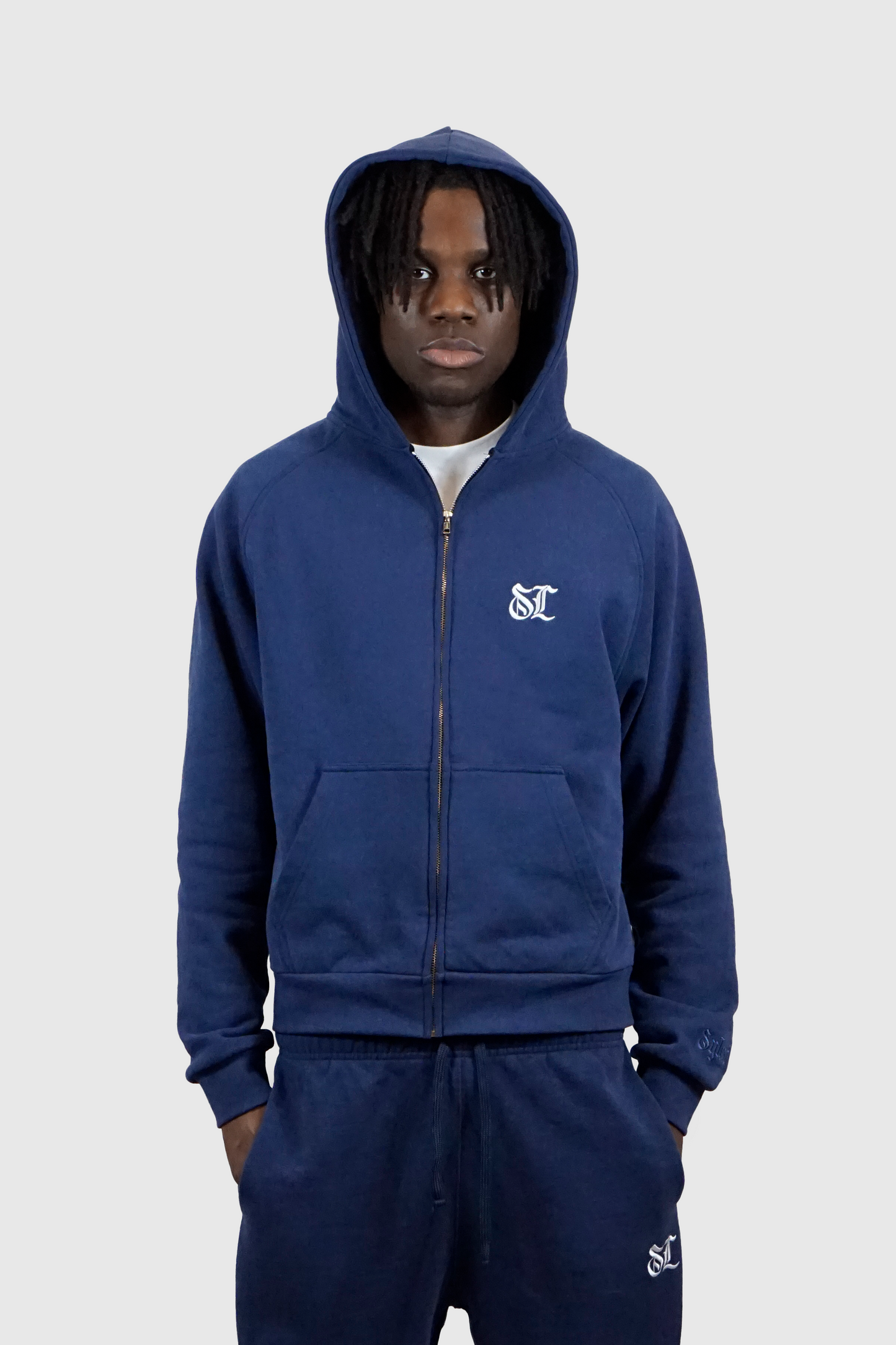 Navy Zipper