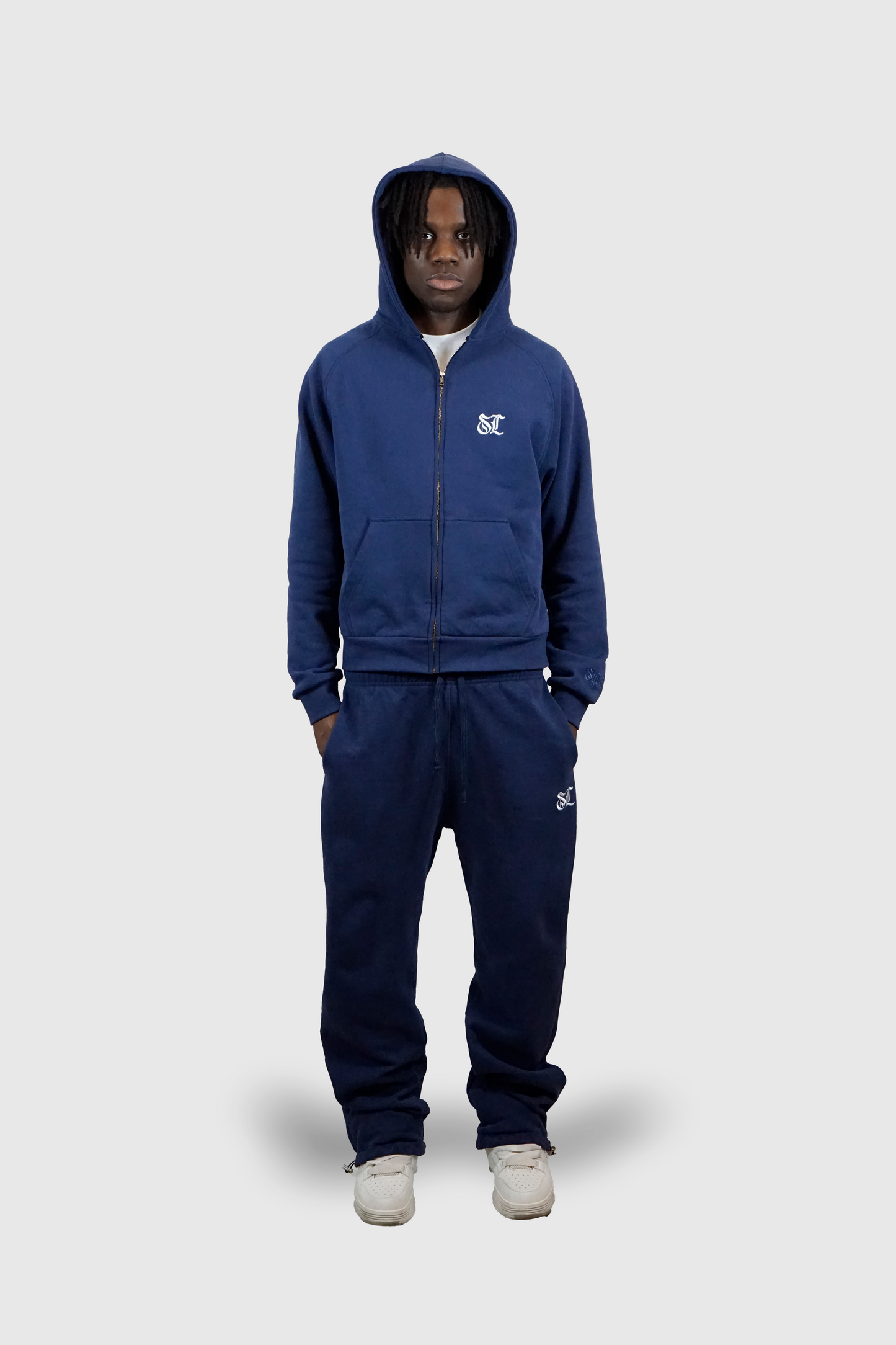 Navy Zipper