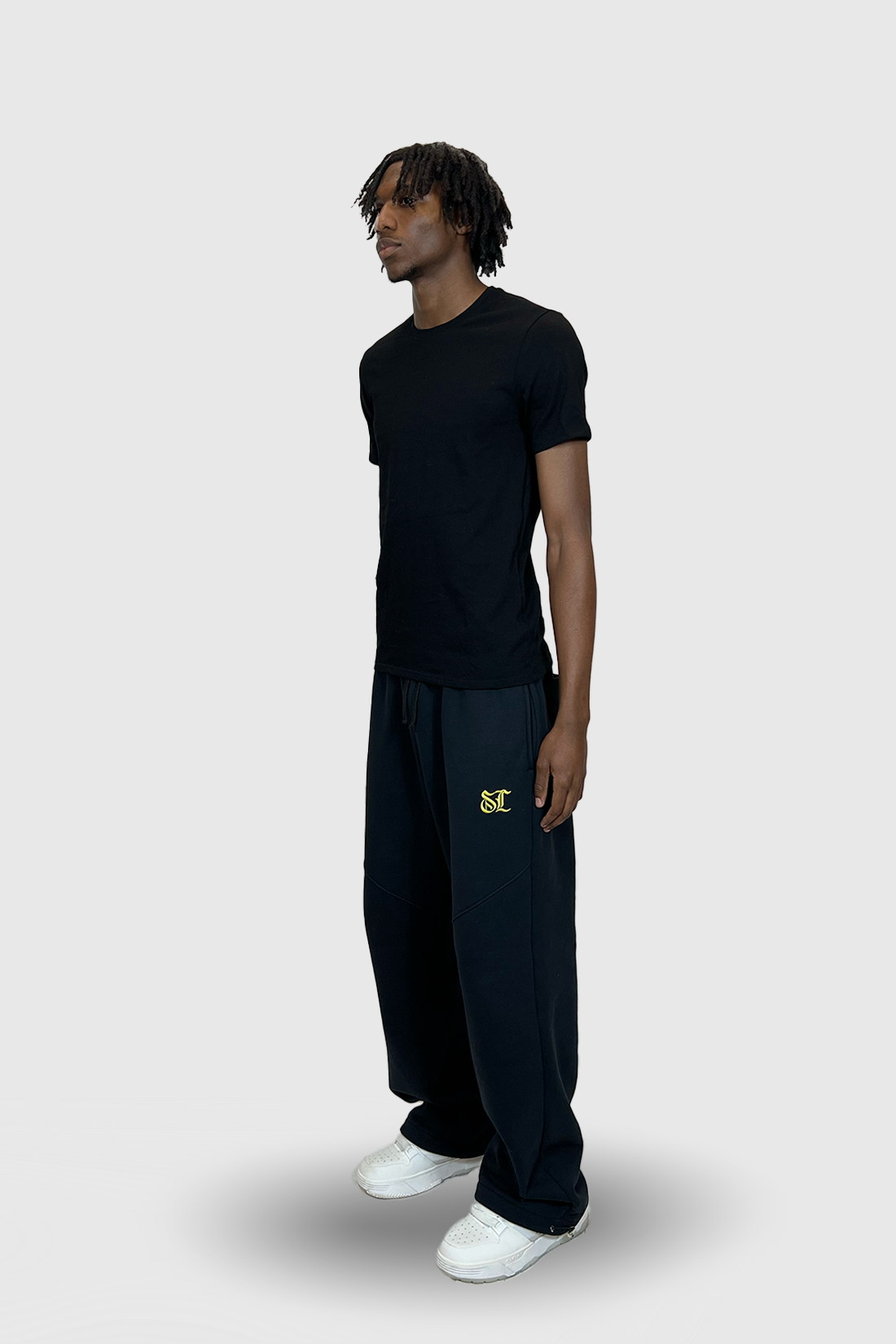 Black Yellow Jogger