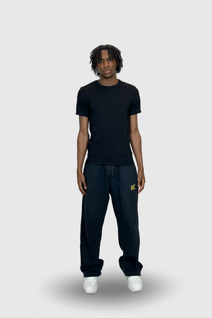 Black Yellow Jogger