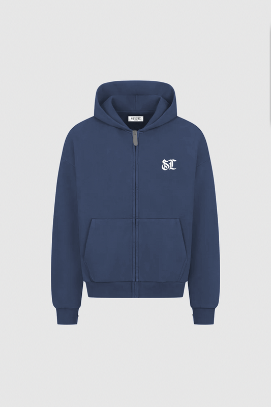 Navy Zipper
