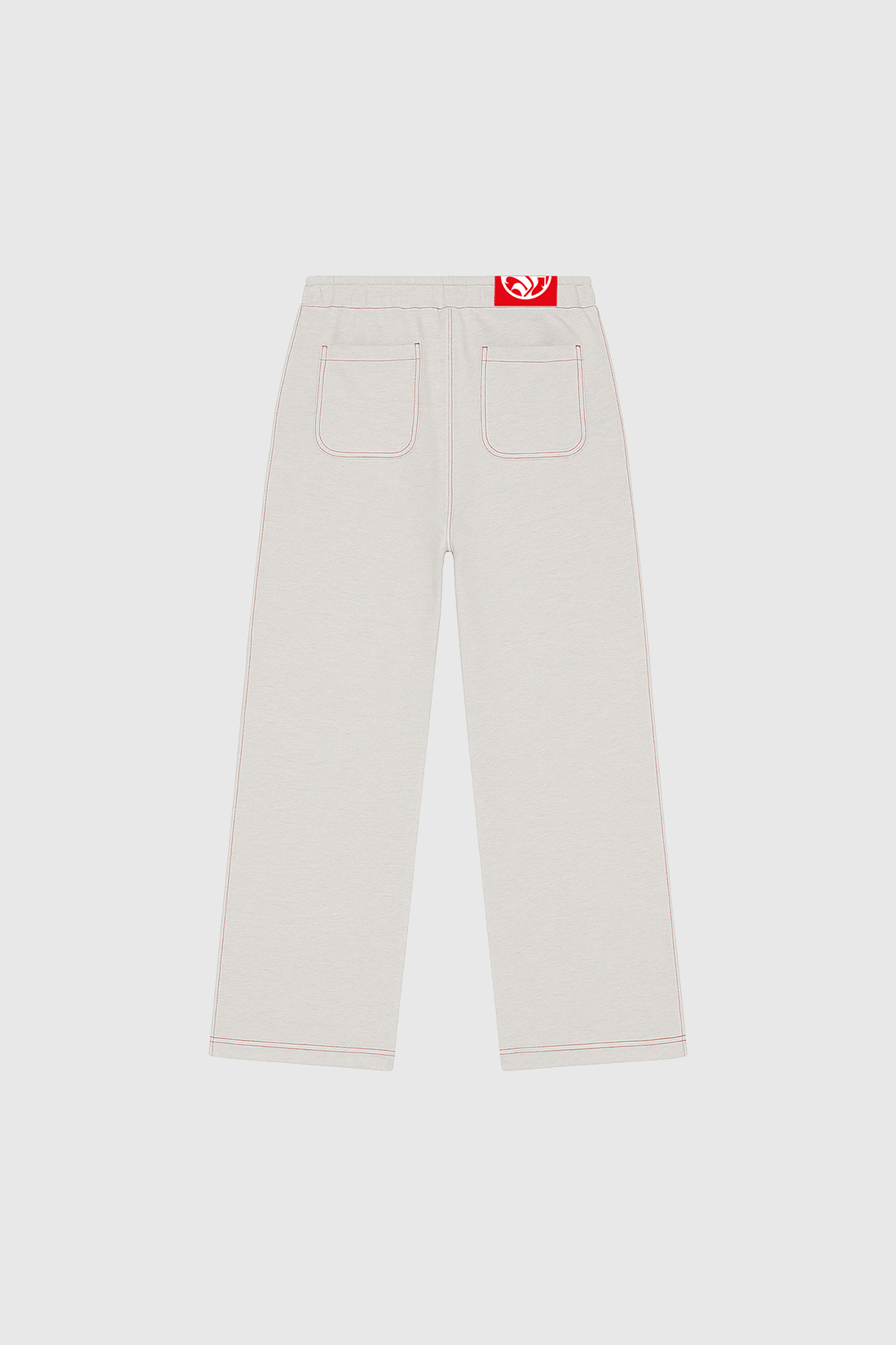 Red Contrast Stiched Jogger
